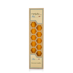 Rolled Beeswax Candle 20cm, 2pack